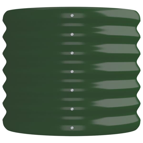 Odlingslåda galvaniserat stål 152x40x36 cm grön