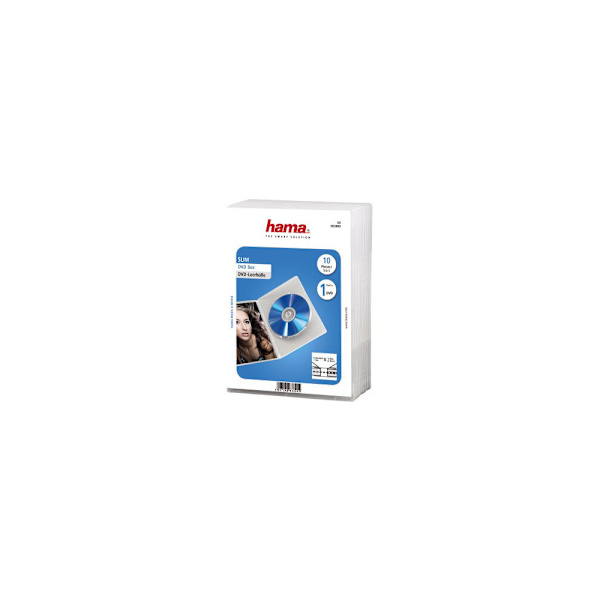 DVD-Box Slim Transparent 10-pack