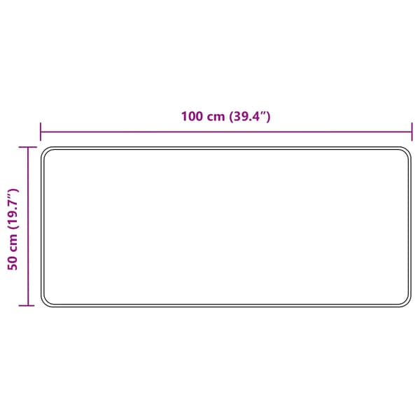 Mattlöpare MARSA Sand 50 x 100 cm Polyester och PVC