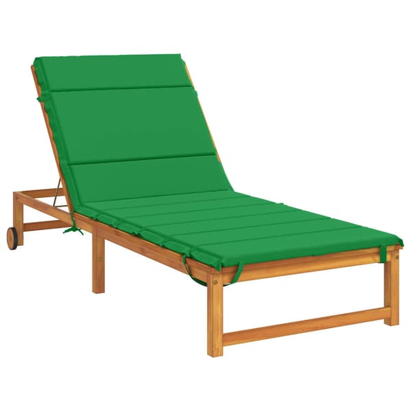 Solstol Kudde GEMERT 100% Polyester Grön 200 x 80 x 3 cm