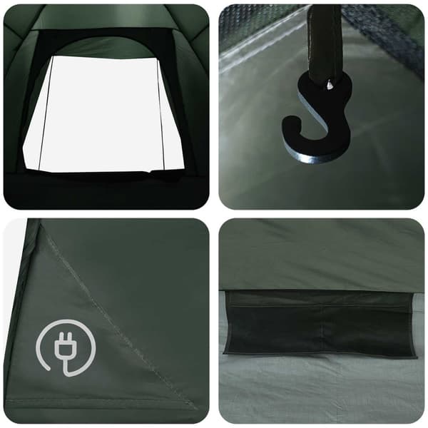Campingtält Armégrön 190 x 140 x 105 cm Polyester och Stål