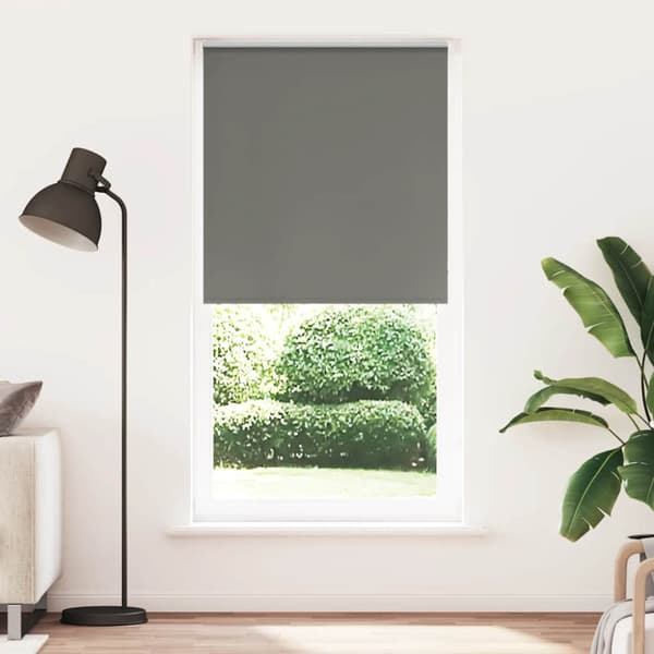 Rullgardin mörkläggning grå 90x230 cm tyg bredd 85,7 cm