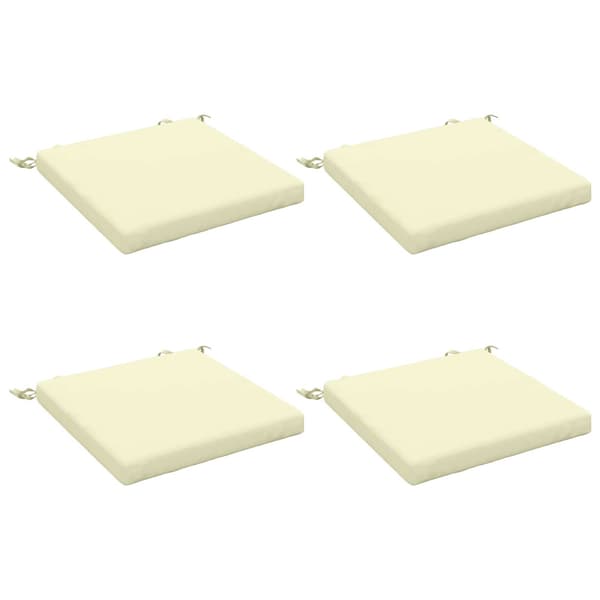 4-delade Sittdynor SOEST 4 st 100% Polyester Gräddvit