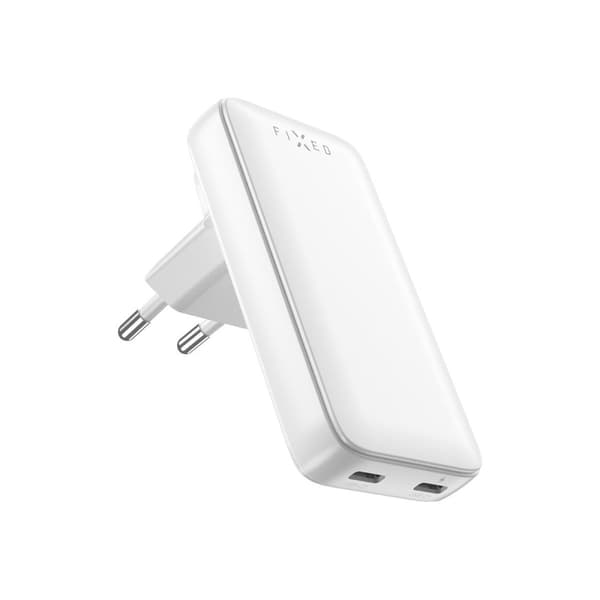 FIXED strömadapter - slim, traveller, with world adapters, GaN - USB-C - 45 watt