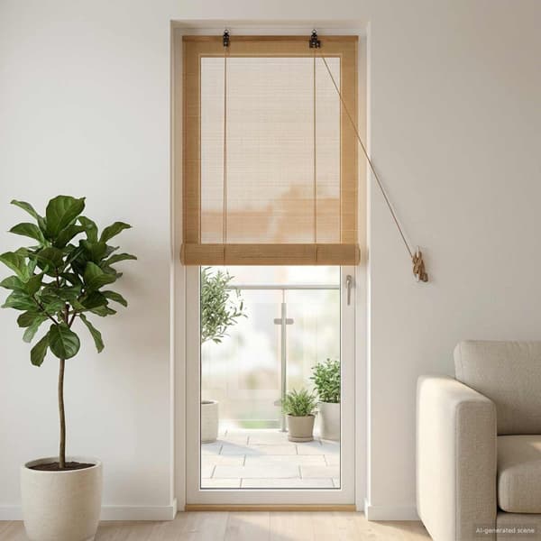 Rullgardin Brun 70 x 220 cm Bambu