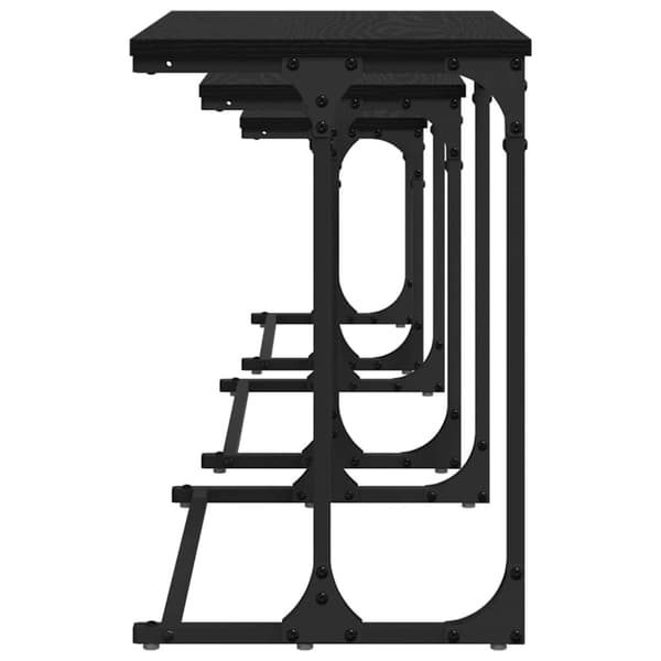 Nesting Kaffe Bord 3 pcs Svart ek Konstruerat trä