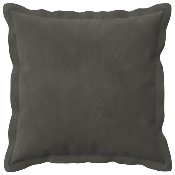 Kuddöverdrag 2 st HOUTEN Mörkgrå 50 x 50 cm Sammet
