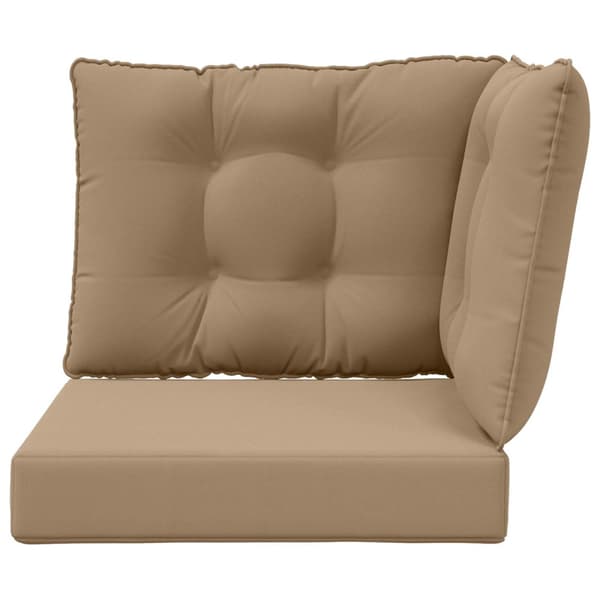 Utomhus Soffa Kudde 3 pcs Taupe Polyester