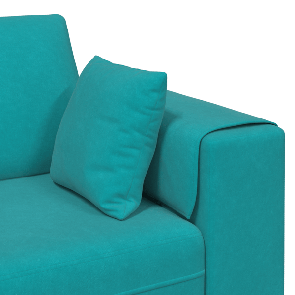 Soffa Turkos 250 x 77 x 76 cm Sammet