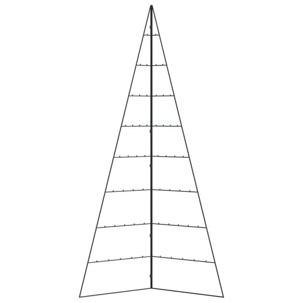 Julgran i metall svart 210 cm