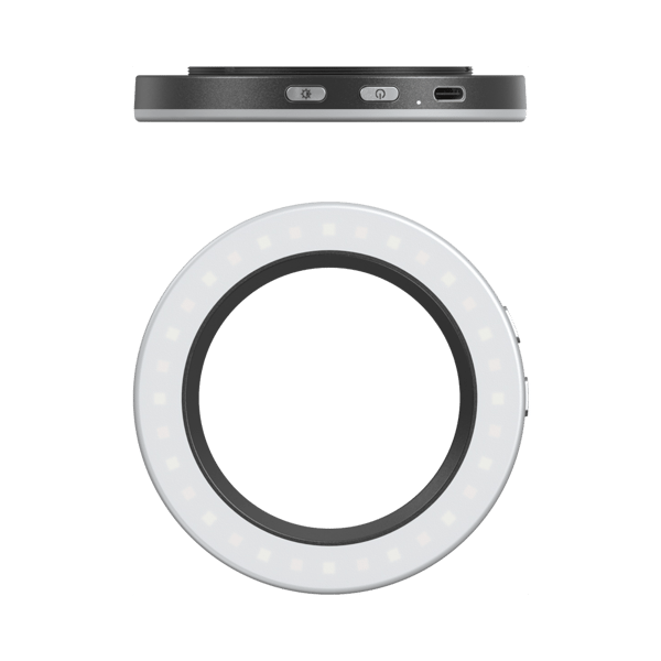 SmallRig 5203 Vibe P30 67mm Ring LED Video Light Universal Threaded Filter Adapter Kit