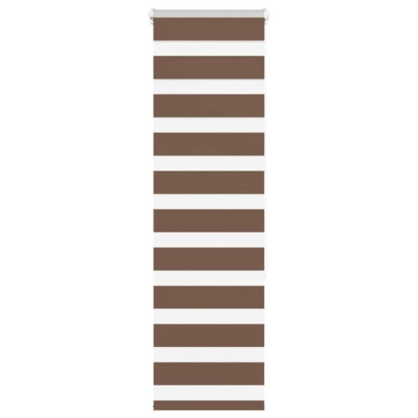Rullgardin zebra brun 40x150 cm tyg bredd 35,9 cm polyester