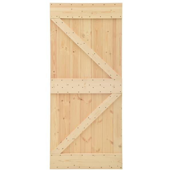 Dörr NARVIK 80 x 210 cm Massiv furuträdörr (obehandlad)