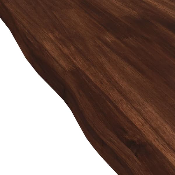 Rektangulärt Bordsskiva 100 x 50 x 3,5 cm Rektangulär Mörkbrun