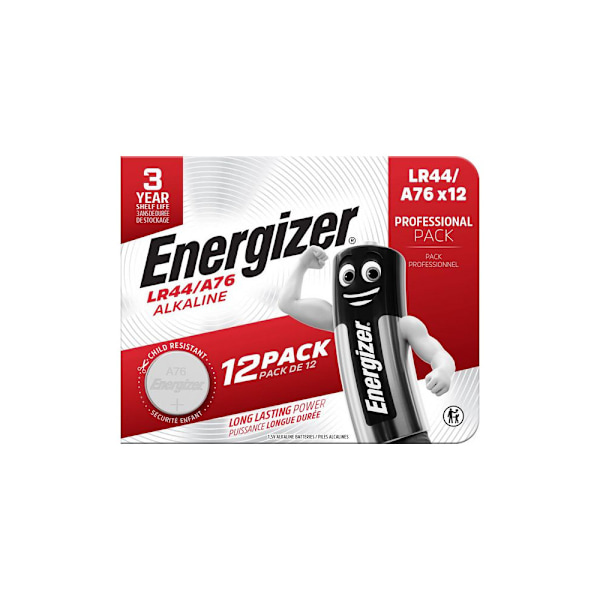 Batteri ENERGIZER A76/LR44 12/fp