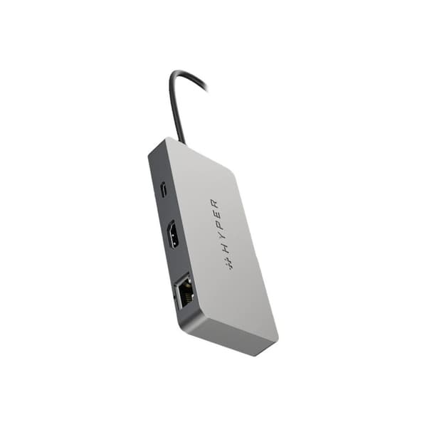 HyperDrive 5-Port USB-C Hub - dockningsstation - USB-C - HDMI - 1GbE
