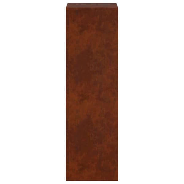 Växtställ 2 pcs Rostig 30 x 30 x 100 cm Väderbeständig stål