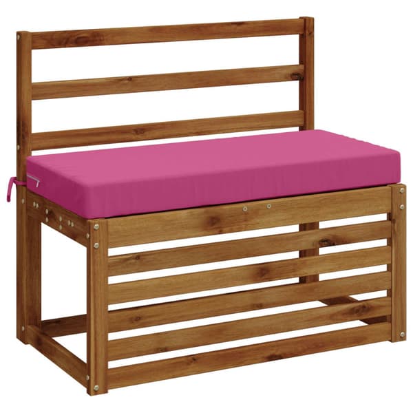 Bänk kudde SOEST 100% Polyester Rosa 80 x 40 x 8 cm