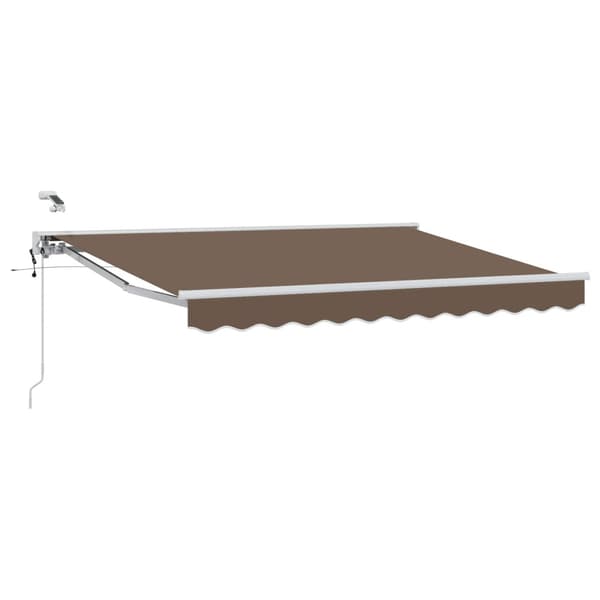 Elektrisk Retraktabel Markis Taupe 5 × 3,5 m