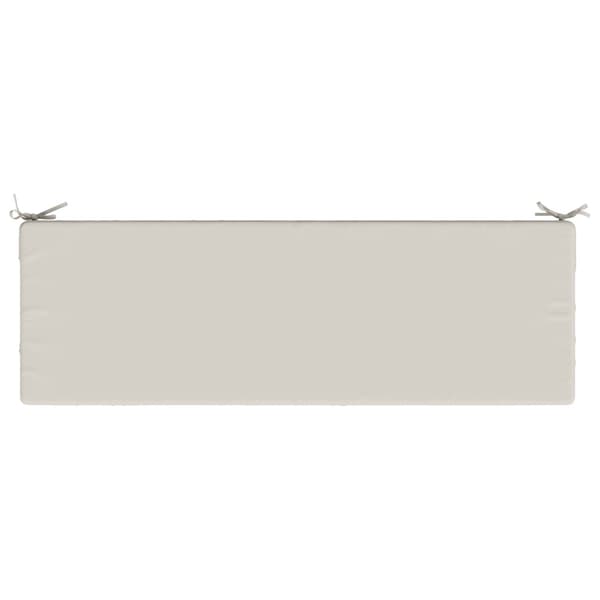Bänk kudde SOEST 100% Polyester Vit 140 x 50 x 8 cm