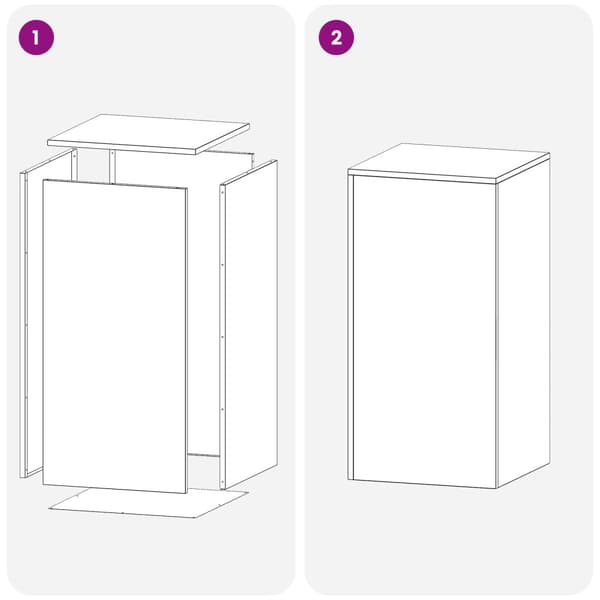 Växtställ 2 pcs Silver 40 x 40 x 80 cm Stål