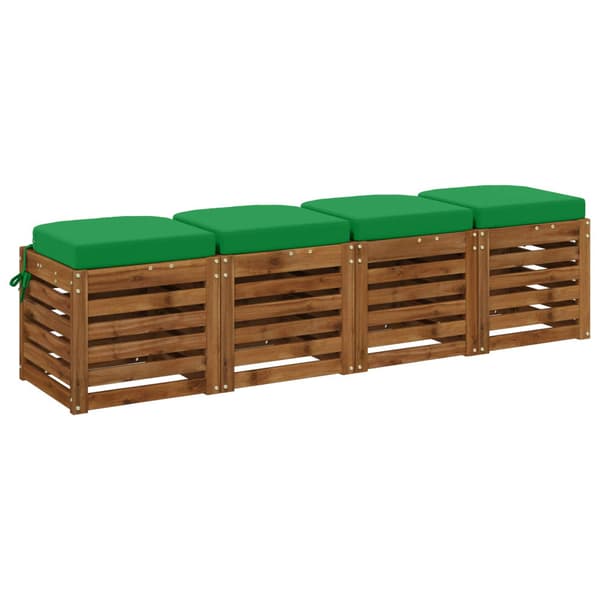 4-delade Sittkuddar SOEST 4 st 100% Polyester Grön