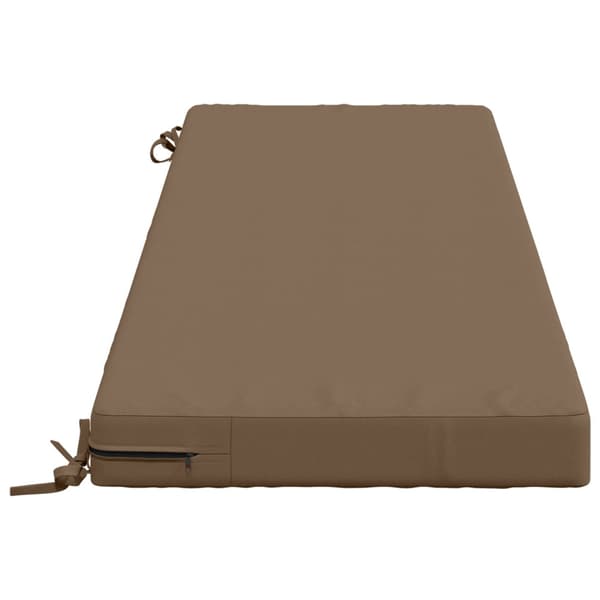 Bänk kudde SOEST 100% Polyester Taupe 150 x 50 x 8 cm