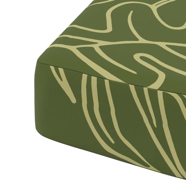 1-delad Sittkudde SOEST 100% Polyester Bladdesign
