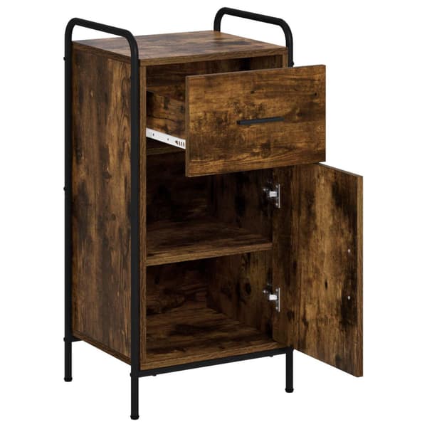 Sideboard Rökt ek 97 x 33 x 81 cm Konstruerat trä