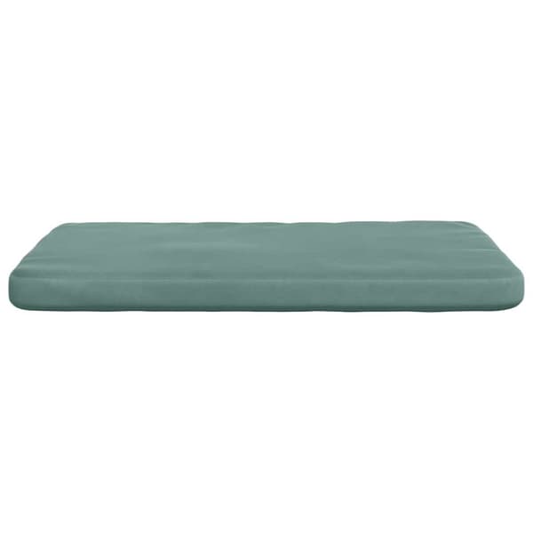 Sittkuddar 4 pcs Havgrön 40 x 40 x 3 cm Sammet