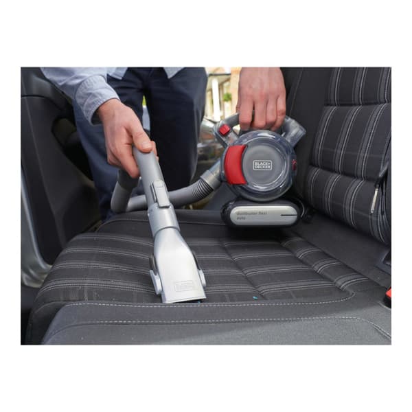 Black & Decker DustBuster Flexi Auto PD1200AV - dammsugare - handhållen - röd/grå