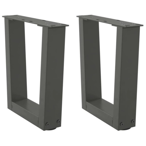 Soffbordsben V-formade 2 st antracit 30x(30-31,3) cm stål