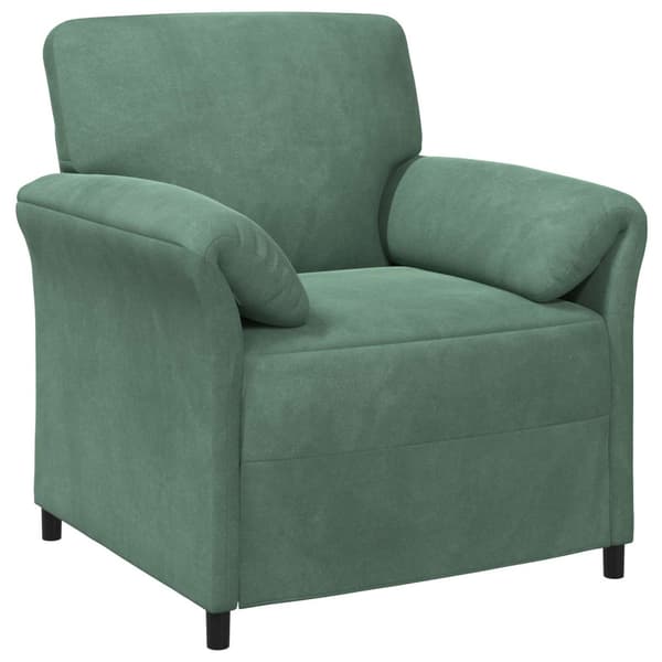 En-sitssoffa Havgrön 88 x 83 x 95 cm Sammet