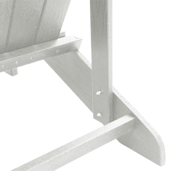 Trädgård Stol 3 pcs Vit polyeten