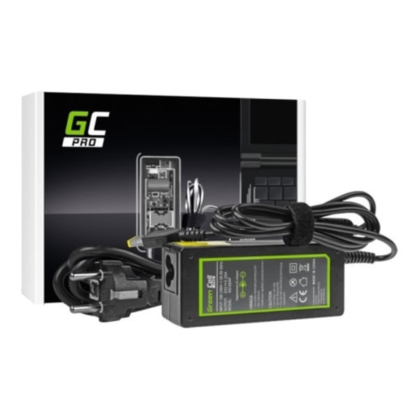 Green Cell PRO - strömadapter - 65 Watt Svart