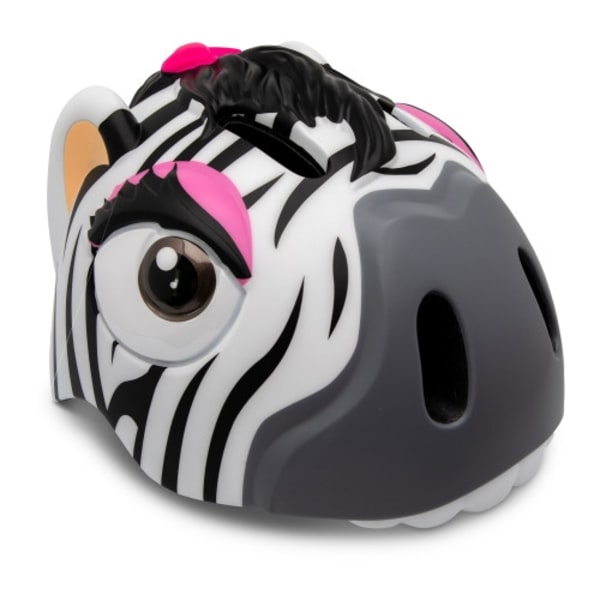 Crazy Safety - Zebra Bicycle Helmet - Black/White (49-55cm) (CS190109)