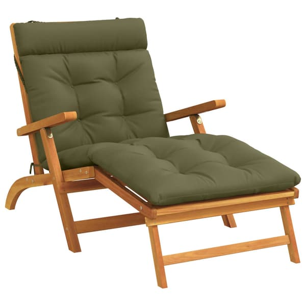 Solstol Kudde VIANEN 100% Polyester Olivgrön 200 x 80 x 8 cm