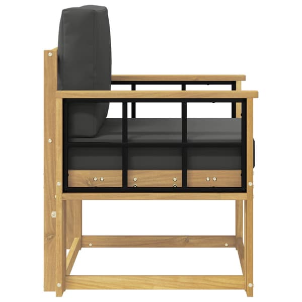 2 Stycke Utomhussoffset Polyester Vit och Antracit