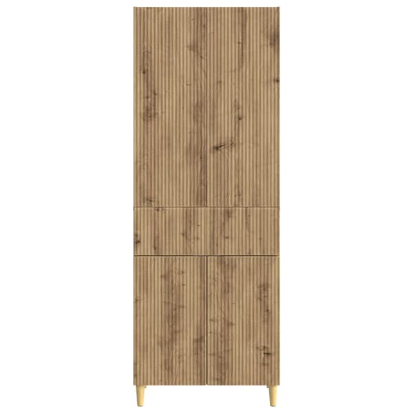 Skåpset 2 pcs 66 x 34,5 x 90 cm Konstruerat trä