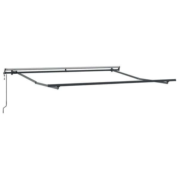 Utfällbar markis Beige 300 x 250 cm Duk och Aluminium