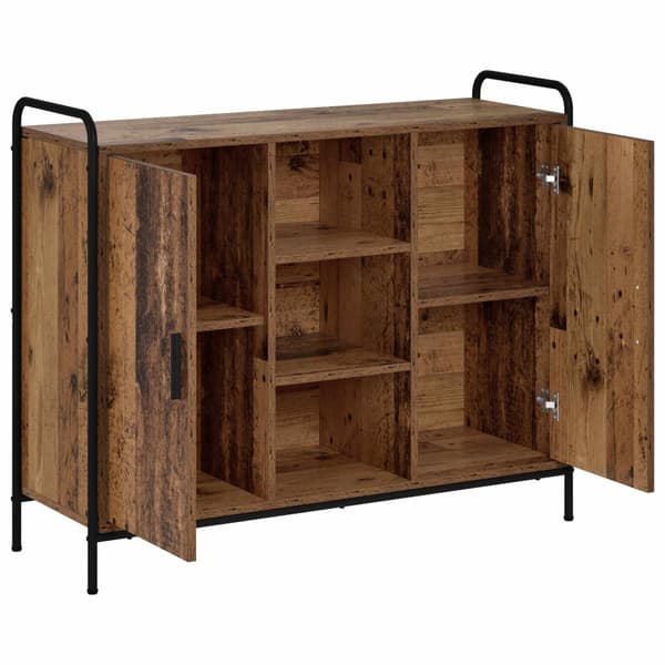 Sideboard Gammalt trä 97 x 33 x 81 cm Konstruerat trä