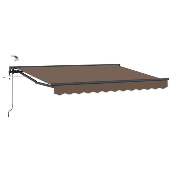 Elektrisk Retraktabel Markis Taupe 4,5 × 3 m