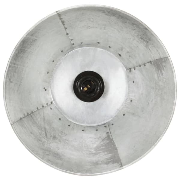 Hänglampa 25 W silver rund 28,5 cm E27