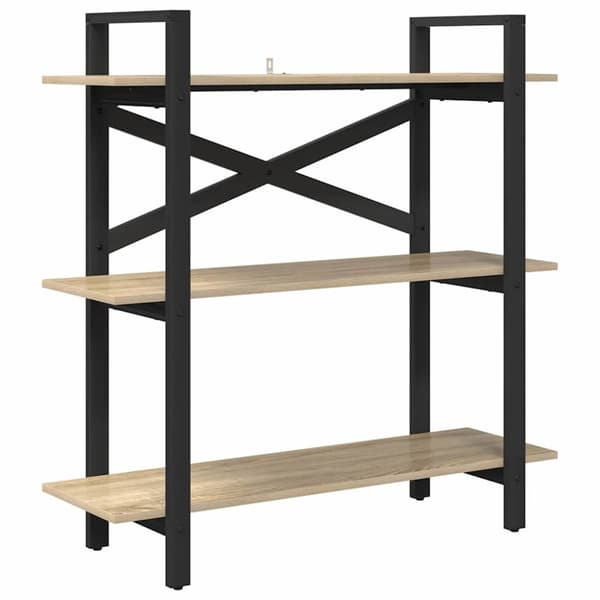 Hyllsystem Sonoma-ek 100 x 33,5 x 102 cm Konstruerat trä
