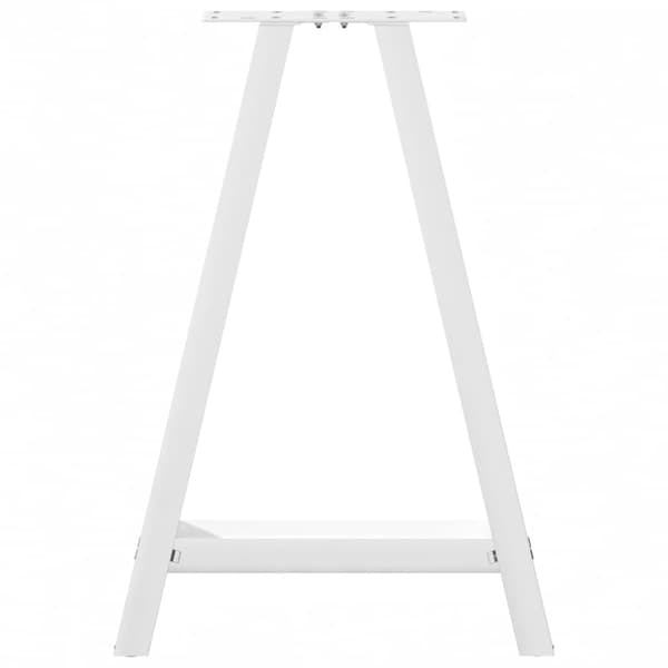 Matbordsben A-formade 2 st vita 60x(72-73) cm stål