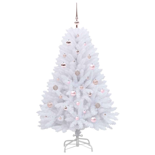 Plast Hingad Julgran Vit 150 cm PVC och stål