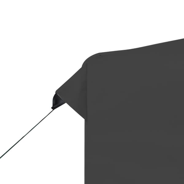 Hopfällbart partytält aluminium 2x2 m antracit