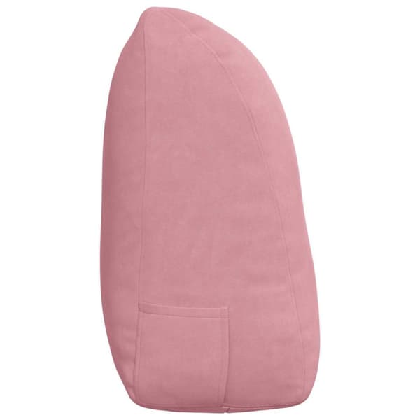 Ryggkudde Rosa 120 x 24 x 50 cm Sammet