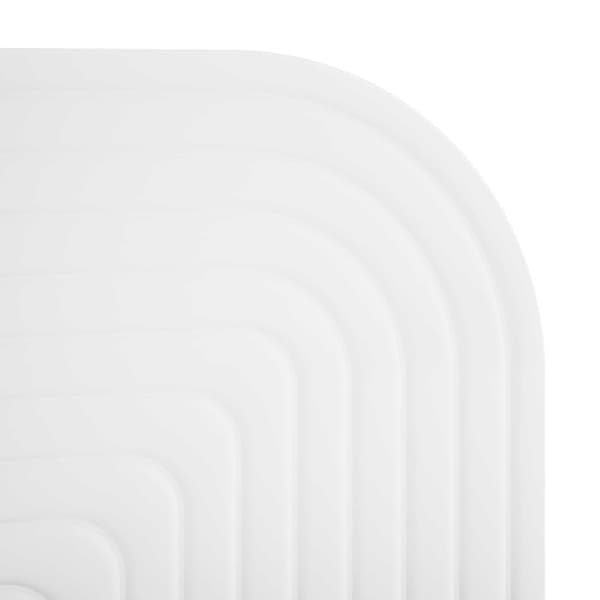 Vägg hylla 2 st Vit 102 x 13.5 x 37.5 cm Konstruerat trä