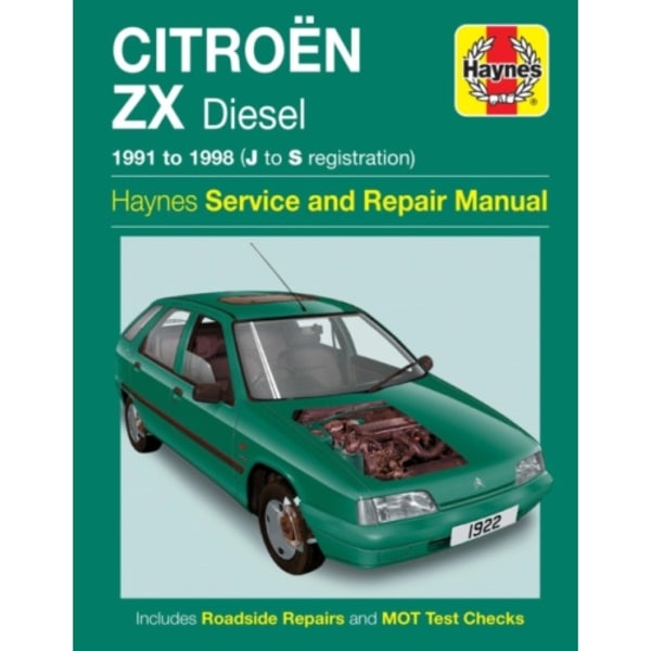 Citroen ZX Diesel (91 - 98) Haynes Repair Manual (häftad, eng)